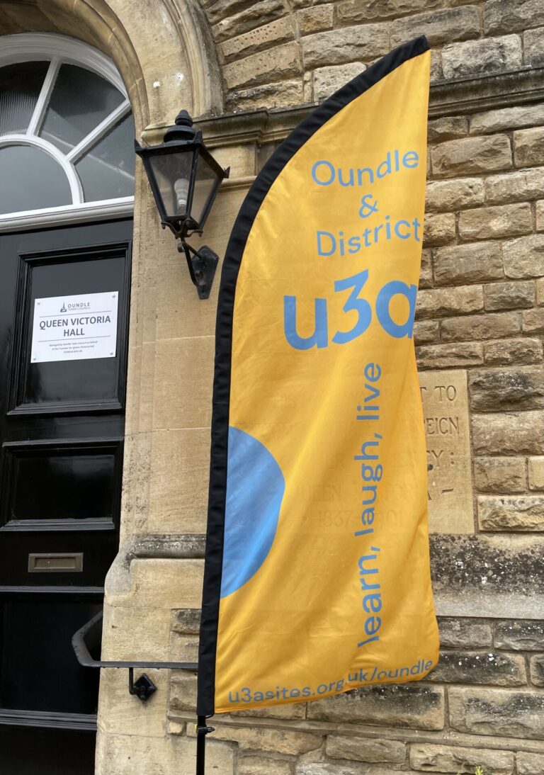 Oundle u3a flag